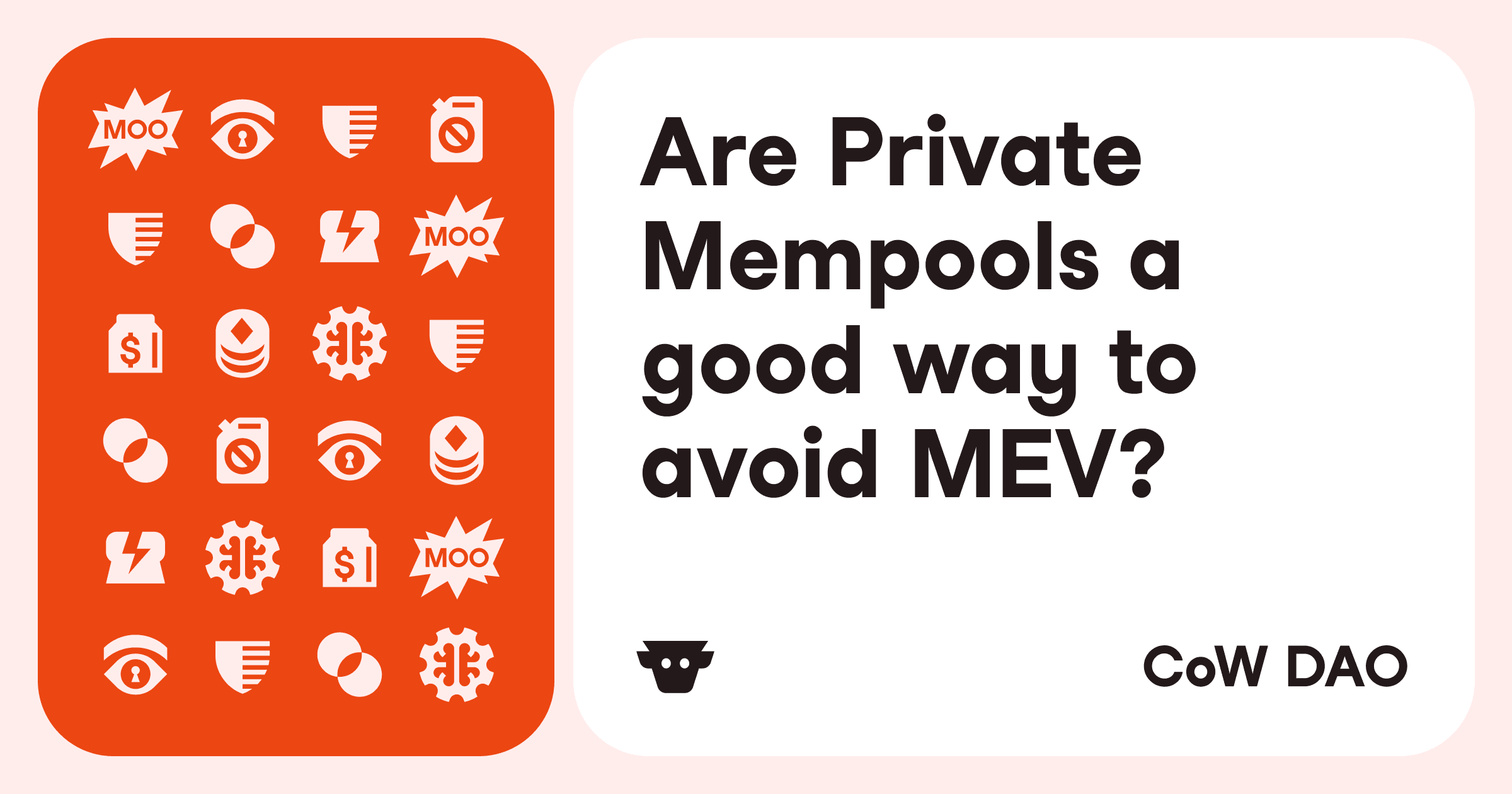 Are Private Mempools a good way to avoid MEV?