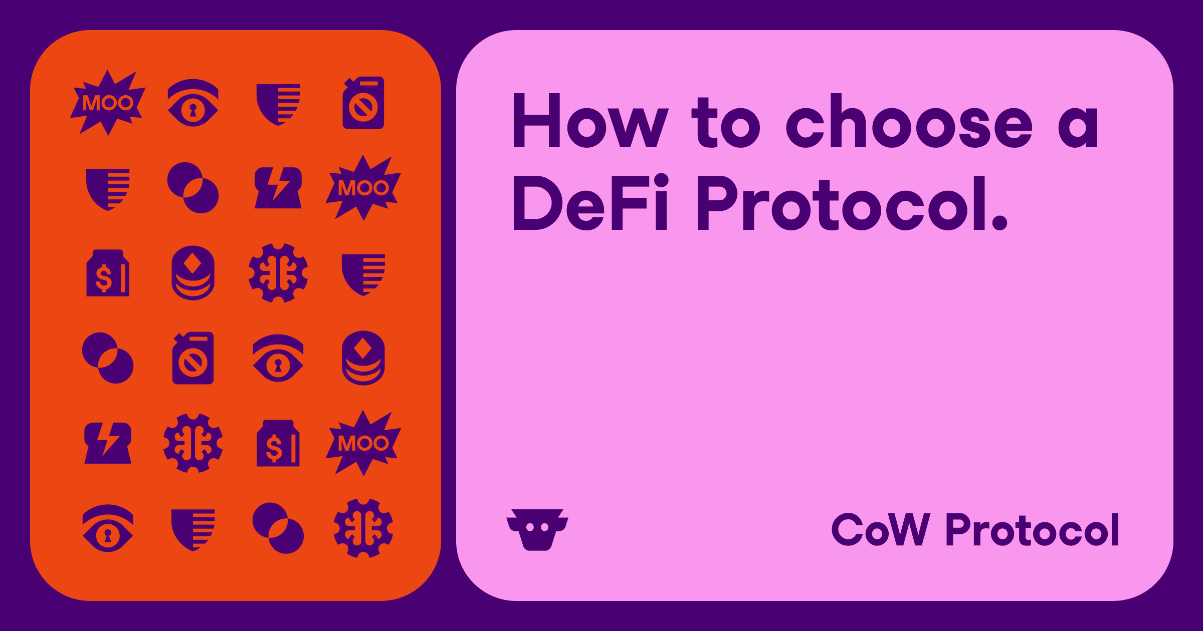 Choosing a DeFi protocol 