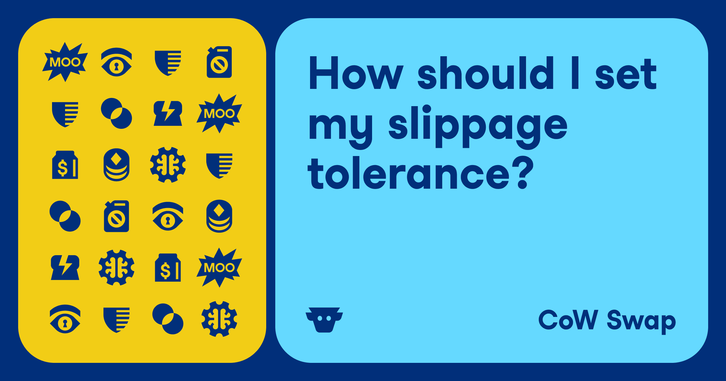 How should I set my slippage tolerance?